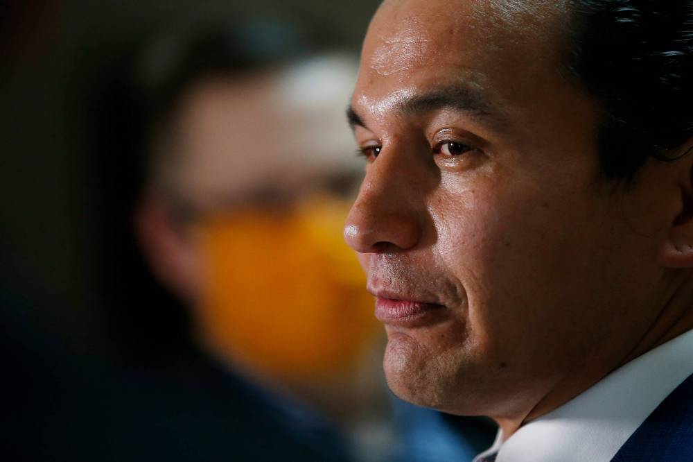 THE CANADIAN PRESS / JOHN WOODS
NDP Leader Wab Kinew promised an $80 million to $150 million expansion of the University of Manitoba’s Bannatyne campus for medical students. The NDP is promising to eventually add 300 nursing seats, saying 300 fewer nurses are working in Winnipeg since the Progressive Conservative government took office in 2016.