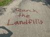 WINNIPEG POLICE HANDOUT
                                Unknown taggers painted graffiti along the World Police and Fire Games half-marathon route.