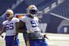RUTH BONNEVILLE / WINNIPEG FREE PRESS
                                Jermarcus Hardrick and his colleagues on the Blue Bombers offensive line have been studying film and working hard in an effort to avoid a repeat of June 22’s outing against the B.C. Lions.