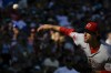 Cincinnati Reds relief pitcher Lucas Sims throws during the seventh inning of a baseball game against the Milwaukee Brewers Saturday, July 8, 2023, in Milwaukee. (AP Photo/Morry Gash)