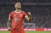 FILE - Bayern's Lucas Hernandez celebrates after scoring his side's opening goal during the Champions League, group C soccer match between Bayern Munich and Barcelona at the Allianz Arena in Munich, Germany, Tuesday, Sept. 13, 2022. Paris Saint-Germain said Sunday, July 9, 2023, it has signed France defender Lucas Hernandez from Bayern Munich on a five-year contract after a long spell on the sidelines with injury. Hernández hasn't played a competitive game since injuring his knee while playing for France against Australia at the World Cup in November. (AP Photo/Andreas Schaad, File)