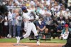 American League's Randy Arozarena, of the Tampa Bay Rays, hits during the first round of the MLB All-Star baseball Home Run Derby in Seattle, Monday, July 10, 2023. (AP Photo/Lindsey Wasson)