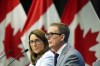 Bank of Canada Governor Tiff Macklem and Senior Deputy Governor Carolyn Rogers hold a press conference a the Bank of Canada in Ottawa on Wednesday, July 12, 2023. THE CANADIAN PRESS/Sean Kilpatrick