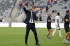 Panama head coach Thomas Christiansen waves to fans after Panama defeated the United States in a CONCACAF Gold Cup semifinal soccer match Wednesday, July 12, 2023, in San Diego. Panama won 5-4 in a shootout after a 1-1 tie. (AP Photo/Gregory Bull)