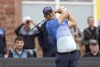Ireland's Padraig Harrington in action on the third tee during day two of the Genesis Scottish Open 2023 at The Renaissance Club, North Berwick, Scotland, Friday July 14, 2023. (Steve Welsh/PA via AP)