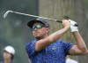 FILE - Rickie Fowler drives off the fifth tee during the third round of the Rocket Mortgage Classic golf tournament at Detroit Country Club, Saturday, July 1, 2023, in Detroit. Fowler is among the favorites at the British Open July 20-23 at Royal Liverpool in Hoylake, England. (AP Photo/Carlos Osorio, File)