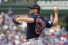 Boston Red Sox starting pitcher Kutter Crawford throws against the Chicago Cubs during the first inning of a baseball game in Chicago, Sunday, July 16, 2023. (AP Photo/Nam Y. Huh)