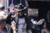 Chicago White Sox's Luis Robert Jr. (88) celebrates in the dugout after hitting a two-run home run in the sixth inning of a baseball game against the Atlanta Braves, Sunday, July 16, 2023, in Atlanta. (AP Photo/John Bazemore)