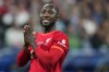 FILE - Liverpool's then player Naby Keita reacts during the Champions League final soccer match between Liverpool and Real Madrid at the Stade de France in Saint Denis near Paris, May 28, 2022. Former Liverpool midfielder Naby Keita will miss the start of the season for Werder Bremen after getting injured in pre-season. Bremen says the player will miss “several weeks” because of a groin injury he got while warming up for a friendly game against VfB Oldenburg on Sunday. (AP Photo/Petr David Josek, file)
