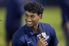 Draft prospect Arjun Nimmala participates in the MLB baseball draft combine, in Phoenix, Tuesday, June 20, 2023. Nimmala has signed with the Toronto Blue Jays. THE CANADIAN PRESS/AP-Matt York