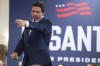 Republican presidential candidate Florida Gov. Ron DeSantis answers questions during a campaign event on Monday, July 17, 2023, in Tega Cay, S.C. (AP Photo/Meg Kinnard)