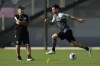 Lionel Messi, right, participates in a training session for the Inter Miami MLS soccer team as head coach Gerardo 
