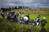 Australia's Cameron Smith plays his tee shot on the 14th hole during a practice round for the British Open Golf Championships at the Royal Liverpool Golf Club in Hoylake, England, Wednesday, July 19, 2023. The Open starts Thursday, July 20. (AP Photo/Jon Super)