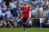 FILE - Manchester United's Bruno Fernandes celebrates scoring his side's first goal by penalty during the English FA Cup final soccer match between Manchester City and Manchester United at Wembley Stadium in London, Saturday, June 3, 2023. Portugal midfielder Bruno Fernandes is the new captain of Manchester United. The Premier League club announced the appointment on Thursday. (AP Photo/Jon Super, File)