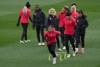 Canada's Olivia Smith runs during a training session ahead of the FIFA Women's World Cup in Melbourne, Australia, Thursday, July 20, 2023. THE CANADIAN PRESS/Scott Barbour