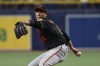 Baltimore Orioles relief pitcher Shintaro Fujinami throws to a Tampa Bay Rays batter during the seventh inning of a baseball game Friday, July 21, 2023, in St. Petersburg, Fla. (AP Photo/Scott Audette)