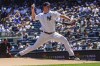 New York Yankees' Gerrit Cole throws during the first inning of a baseball game against Kansas City Royals, Saturday, July 22, 2023, in New York. (AP Photo/Bebeto Matthews)
