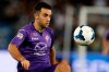 FILE - Fiorentina forward Giuseppe Rossi during a Serie A soccer match against Lazio, at Rome's Olympic stadium on Sunday, Oct. 6, 2013. The former striker announced his retirement from soccer on Saturday, July 22, 2023, following a career that was slowed by several severe injuries. (AP Photo/Riccardo De Luca, File)