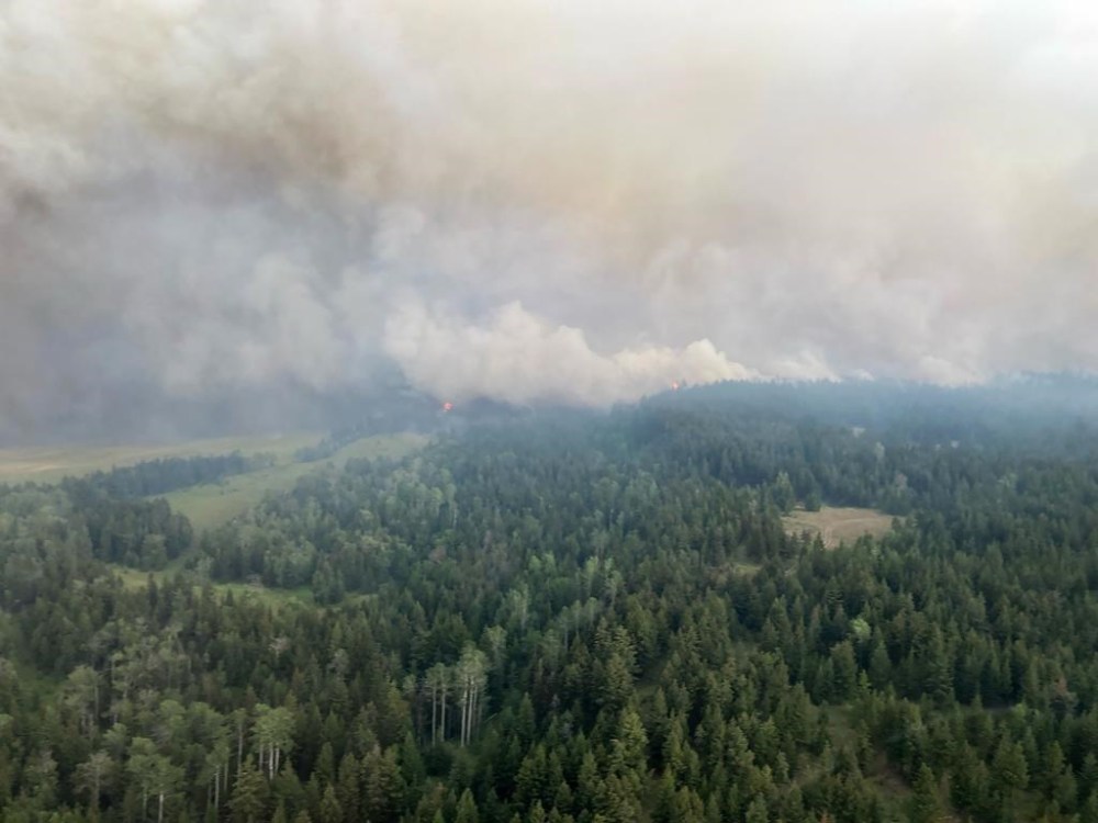 The BC Wildfire Service continues to respond to the Ross Moore Lake wildfire located approximately 13 kilometres south of Kamloops, British Columbia is shown in this handout image provided by the BC Wildfire Service. THE CANADIAN PRESS/HO-BC Wildfire Service *MANDATORY CREDIT*