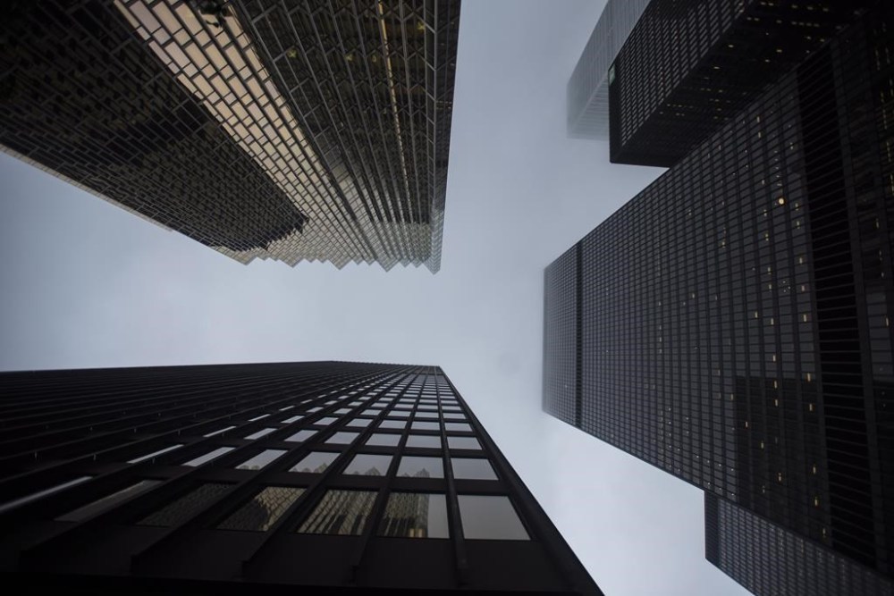 Office towers are photographed in Toronto's financial district on Wednesday, June 27, 2018. Avison Young says Toronto's downtown office vacancy rate was 12 per cent in the second quarter, up from 11.6 per cent in the first quarter. THE CANADIAN PRESS/ Tijana Martin