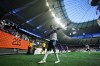 Vancouver Whitecaps' Sergio Cordova celebrates his second goal against Club Leon, during the second half of a Leagues Cup soccer match in Vancouver, on Friday, July 21, 2023. The Vancouver Whitecaps Leagues Cup match against the Galaxy originally set for Saturday in Los Angeles has been rescheduled to Sunday. THE CANADIAN PRESS/Darryl Dyck