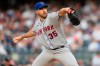 New York Mets' Justin Verlander pitches during the first inning of a baseball game against the New York Yankees, Tuesday, July 25, 2023, in New York. (AP Photo/Frank Franklin II)