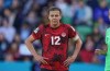 Canada's Christine Sinclair looks on during Group B soccer action against Nigeria at the FIFA Women's World Cup in Melbourne, Australia, Friday, July 21, 2023. THE CANADIAN PRESS/Scott Barbour