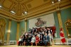 Prime Minister Justin Trudeau poses for a group portrait with his latest cabinet appointees during a cabinet swearing-in ceremony at Rideau Hall in Ottawa, Wednesday, July 26, 202. THE CANADIAN PRESS/Justin Tang