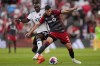 Toronto FC has traded defender Matt Hedges to Austin FC for up to US$475,000 in general allocation money, the club announced Wednesday. Hedges (right) battles for the ball with D.C. United forward Christian Benteke during first half MLS action in Toronto on Saturday, May 27, 2023.THE CANADIAN PRESS/Chris Young