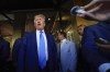 Former President Donald Trump visits Café du Monde in New Orleans, Tuesday, July 25, 2023. (AP Photo/Gerald Herbert)