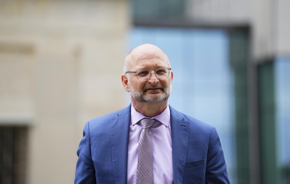 Minister of Justice and Attorney General of Canada David Lametti arrives to Parliament Hill in Ottawa on Thursday, June 8, 2023. Lametti was one of seven former cabinet ministers Prime Minister Justin Trudeau dropped from his inner circle Wednesday when he unveiled his new front bench, only months ahead of his two-year anniversary of his 2021 federal election win. THE CANADIAN PRESS/Sean Kilpatrick