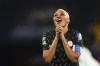 Nigeria's Onome Ebi reacts after defeating Australia at the end of the Women's World Cup Group B soccer match between Australia and Nigeria in Brisbane, Australia, Thursday, July 27, 2023. Nigeria won 3-2. (AP Photo/Aisha Schulz)