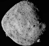 This December 14, 2018 handout image shows the asteroid Bennu in a composite of 12 images taken by the OSIRIS-REx spacecraft's PolyCam imager from a distance of 24 kilometres. A group of Canadian scientists are eagerly awaiting delivery of samples from the asteroid collected nearly half-a-million kilometres from Earth. THE CANADIAN PRESS/HO, NASA/Goddard/University of Arizona, *MANDATORY CREDIT*