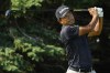 Satoshi Kodaira tees off on the second hole during the second round at the 3M Open golf tournament at the Tournament Players Club Friday, July 28, 2023, in Blaine, Minn. (AP Photo/Bruce Kluckhohn)