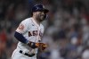 Houston Astros' Jose Altuve runs the bases after hitting a two-run home run against the Tampa Bay Rays during the seventh inning of a baseball game Saturday, July 29, 2023, in Houston. (AP Photo/Kevin M. Cox)