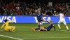 Netherlands' Danielle Van de Donk, center, scores the 5th goal during the Women's World Cup Group E soccer match between Vietnam and the Netherlands in Dunedin, New Zealand, Tuesday, Aug. 1, 2023. (AP Photo/Alessandra Tarantino)