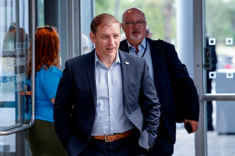 Andrew Furey, premier of Newfoundland and Labrador, arrives at the Canadian premiers and National Indigenous Organizations meeting in Winnipeg, Monday, July 10, 2023. A formal inquiry won't be held into Furey's 2021 vacation with a billionaire with significant energy interests in the province. THE CANADIAN PRESS/John Woods