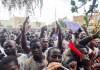 Ottawa is monitoring the unrest in Niger following last week's military coup, but has no imminent plans for evacuating the hundreds of Canadians in the West African country. Supporters of mutinous soldiers demonstrate in Niamey, Niger, Thursday July 27 2023. THE CANADIAN PRESS/AP-Sam Mednick