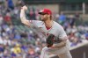 Cincinnati Reds starting pitcher Ben Lively delivers during the first inning of a baseball game against the Chicago Cubs Tuesday, Aug. 1, 2023, in Chicago. (AP Photo/Charles Rex Arbogast)