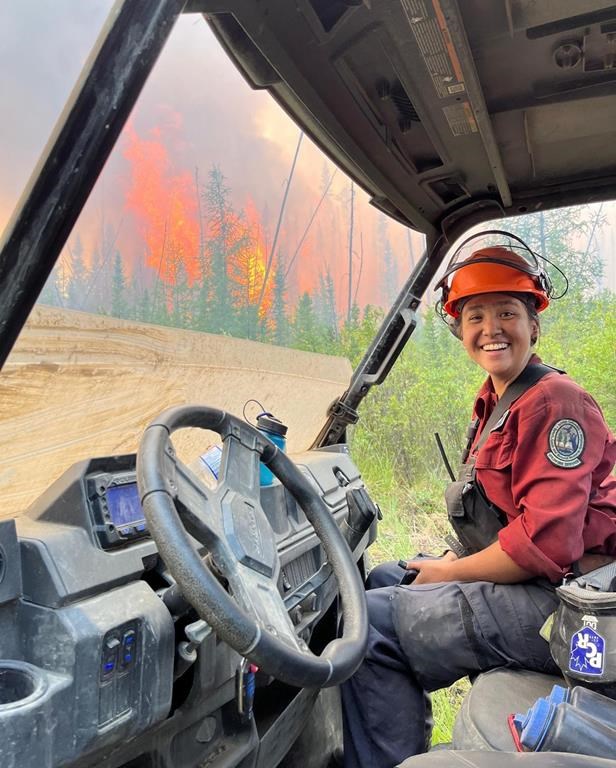 BC Wildfire service firefighter Devyn Gale is seen in an undated handout photo. Gale was killed on duty after being struck by a falling tree as her crew battled an out-of-control wildfire near Revelstoke, B.C. THE CANADIAN PRESS/HO-BC Wildfire Service, *MANDATORY CREDIT*