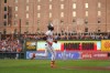 Baltimore Orioles' Gunnar Henderson runs the bases after hitting a two-run home run off New York Mets starting pitcher Tylor Megill in the first inning of a baseball game, Saturday, Aug. 5, 2023, in Baltimore. Orioles' Adley Rutschman scored on the home run. (AP Photo/Julio Cortez)