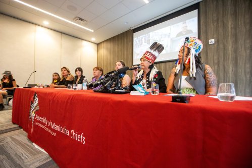 MIKAELA MACKENZIE / WINNIPEG FREE PRESS
The experts said health and safety risks can be mitigated during a search for Morgan Harris and Marcedes Myran at the privately-owned Prairie Green Landfill in a press conference on Monday.