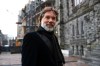 Musician Rufus Wainwright returns after speaking to broadcasters outside Christ Church Cathedral for the National Commemorative Ceremony in honour of Queen Elizabeth, in Ottawa, on Monday, Sept. 19, 2022. THE CANADIAN PRESS/Justin Tang