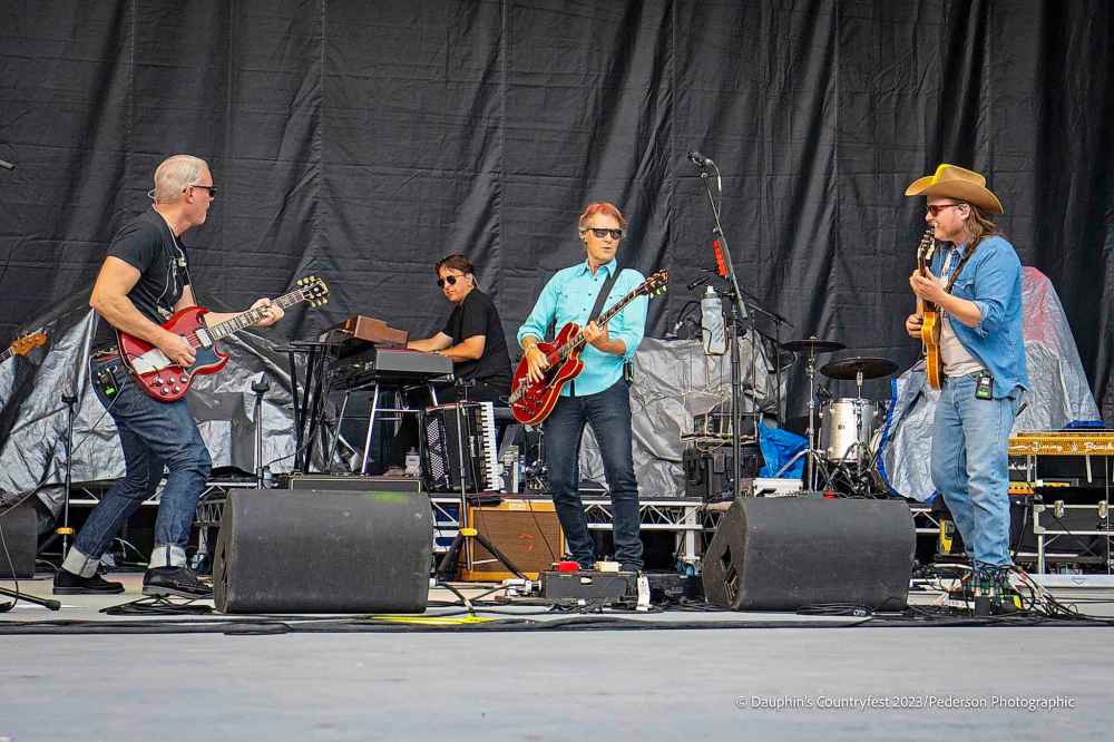 Sunday's performance by Blue Rodeo was the band's first appearance at Countryfest since 2003. (Dauphin's Countryfest)