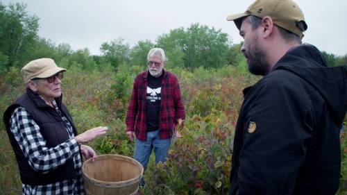 Ice River Films
                                The Karneys foraged for berries in St. Laurent. Their travels are the subject of a 13-part documentary series, 'Nation Untamed', which wraps up Saturday on APTN.