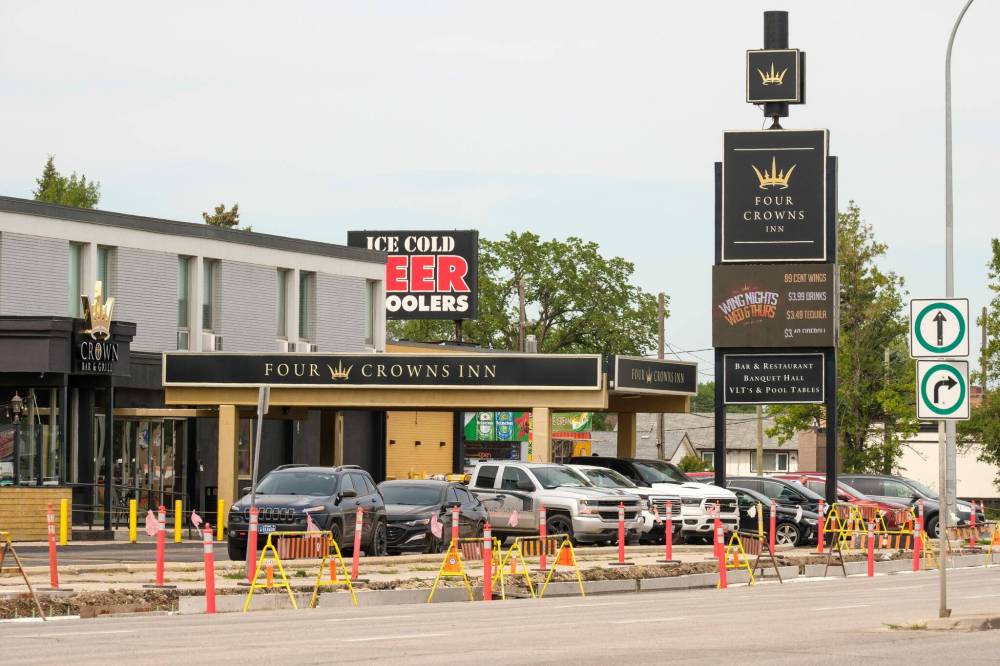 MIKE DEAL / WINNIPEG FREE PRESS
“It’s just a necessary evil. Obviously, road construction’s always good. It will make the city nicer, for sure. There’s (just) a price to pay for that,” said Ravi Ramberran, owner of Four Crowns Restaurant and Hotel on McPhillips Street.