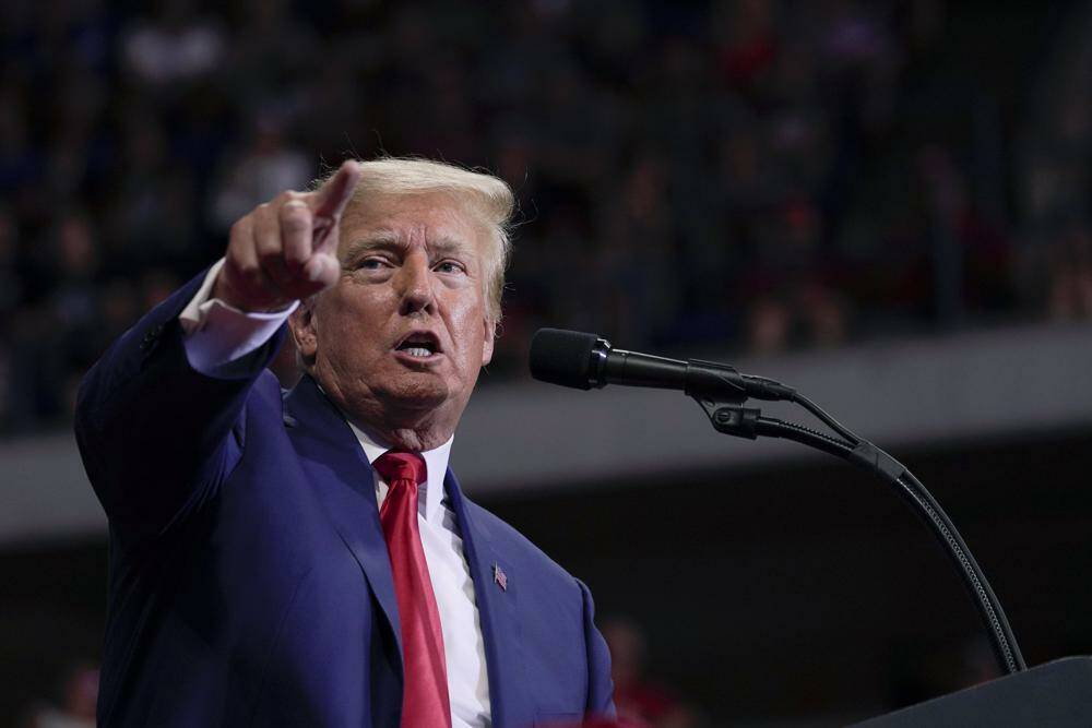 Former president Donald Trump