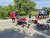 Cyclists were travelling upwards of 55km/hr when the crash happened. (Joshua Frey-Sam / Winnipeg Free Press)