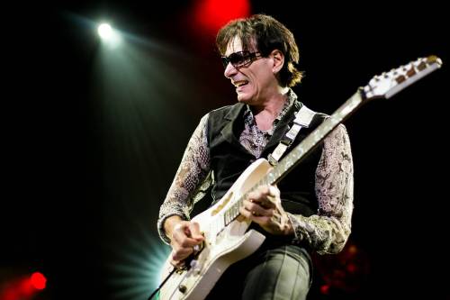 Balazs Mohai / The Associated Press
                                US rock guitarist Steve Vai
