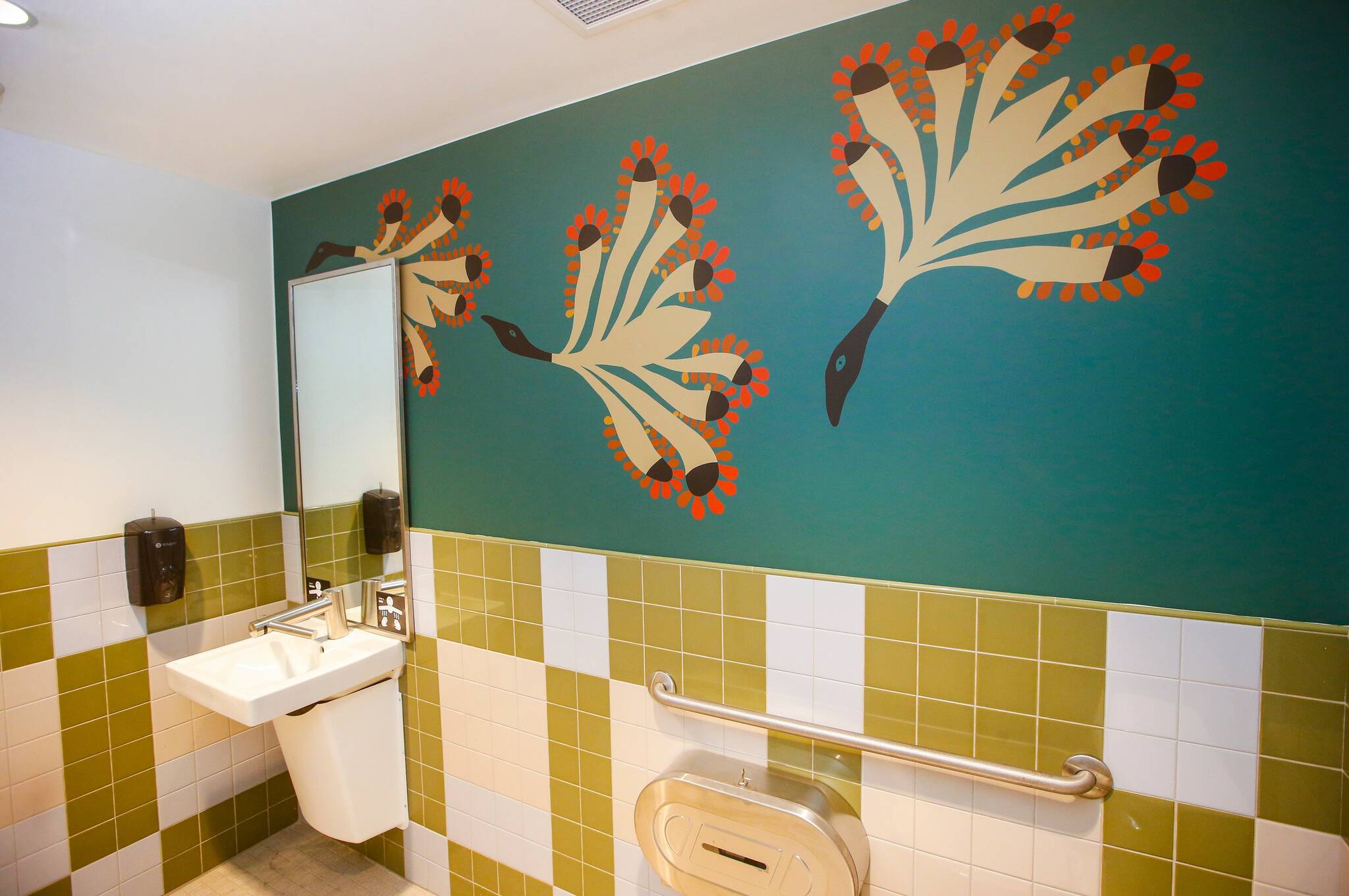 Forks unveils public washrooms, public artwork Winnipeg Free Press